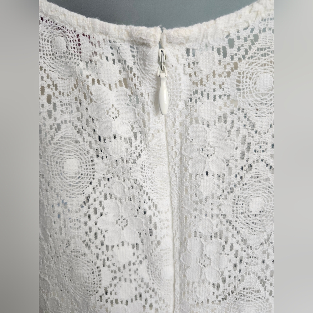 Adam Levine Collection Ivory Lace Dress - Picture 6 of 10